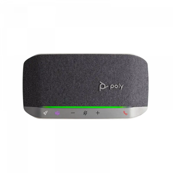 Спикерфон для конференций Poly 772C8AA Беспроводной,Проводной аналоговый Серебристый - Настольный | 100 - 7800 Гц