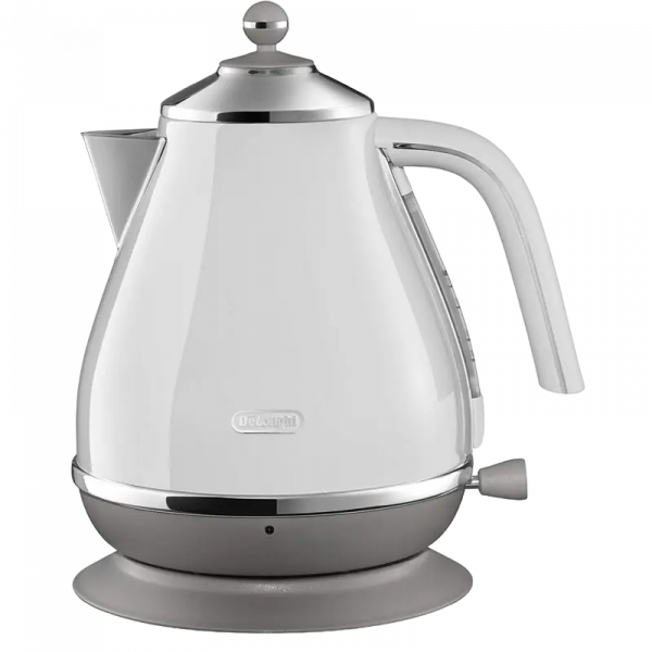 Электрочайник DeLonghi KBOC 2001 W Sidney White - 2000 Вт | 1.7 л | Нержавеющая сталь