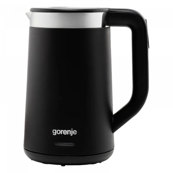 Электрочайник Gorenje K17TRDW Чёрный - 2200 Вт | 1.7 л | Металл, Пластик