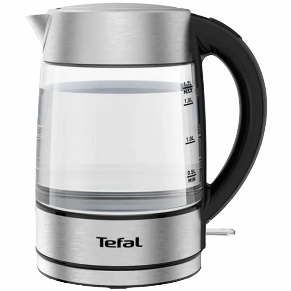 Fierbător electric Tefal KI772D38 Argintiu - 2200 W | 1.7 l | Sticlă