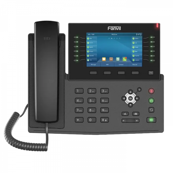 IP Телефон Fanvil X7C Черный - Сеть | Есть, 2000 контактов
