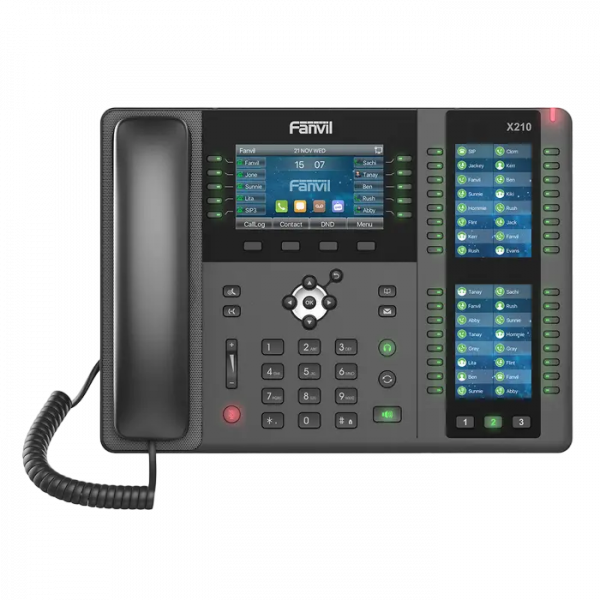 IP Телефон Fanvil X210 Серый - Сеть | Есть, 2000 контактов