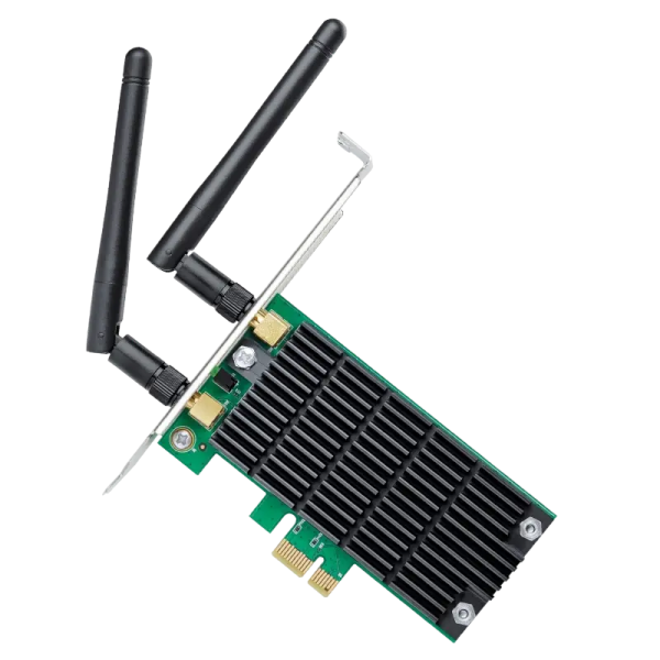 Сетевой адаптер PCIe TP-LINK Archer T4E Черный - 300 Мбит/с, 867 Мбит/с Сетевой адаптер PCIe TP-LINK Archer T4E Черный - 300 Мбит/с, 867 Мбит/с