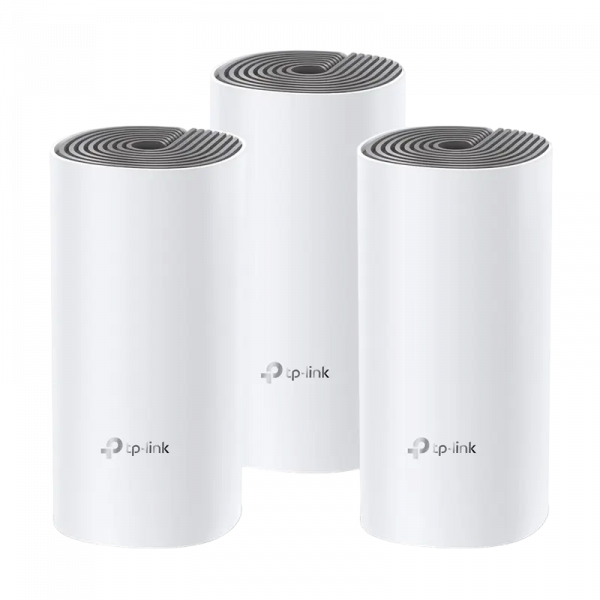 Домашняя Mesh Wi-Fi система TP-LINK Deco E4 (3-pack) Белый - 300 Мбит/с,867 Мбит/с | 5 ГГц,2.4 ГГц Домашняя Mesh Wi-Fi система TP-LINK Deco E4 (3-pack) Белый - 300 Мбит/с,867 Мбит/с | 5 ГГц,2.4 ГГц