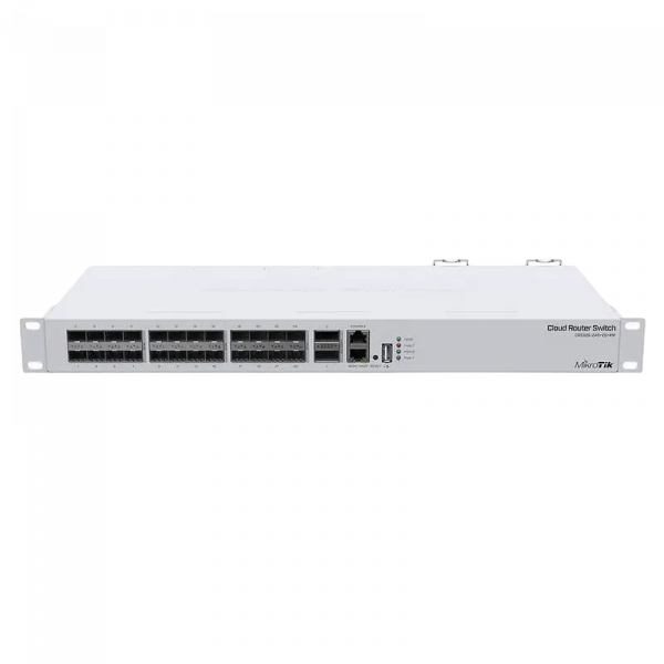 Router MikroTik CRS326-24S+2Q+RM Alb - 1 x 10/100 Mbps