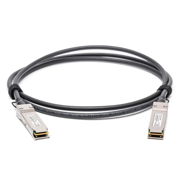 Кабель прямого подключения Gigaligth GQS-PC400-02C Черный - 2 м | IEEE 802.3ba, SFF-8436, InfiniBand, QSFP+ MSA, RoHS