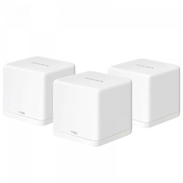 Sistem Wi-Fi Mesh MERCUSYS Halo H30G (3-pack) Alb - 400 Mbps,867 Mbps | 5 GHz,2.4 GHz