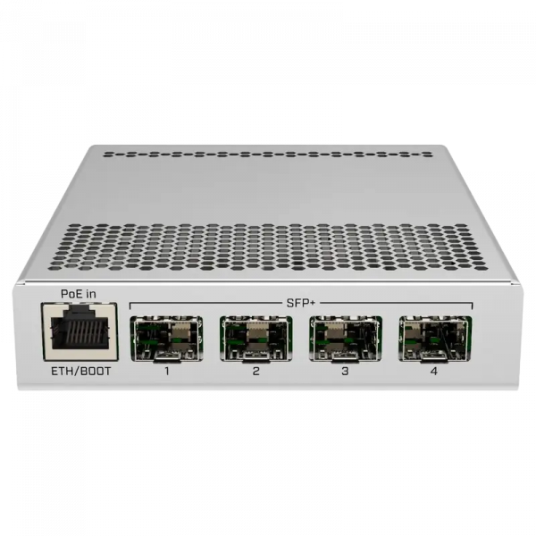 Коммутатор маршрутизатора MikroTik CRS305-1G-4S+IN Серебристый - 1x 10/100/1000 Мбит/с