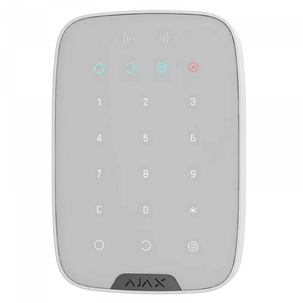 Беспроводная сенсорная клавиатура Ajax KeyPad Белый - Беспроводной | Батарея | Внутри Беспроводная сенсорная клавиатура Ajax KeyPad Белый - Беспроводной | Батарея | Внутри