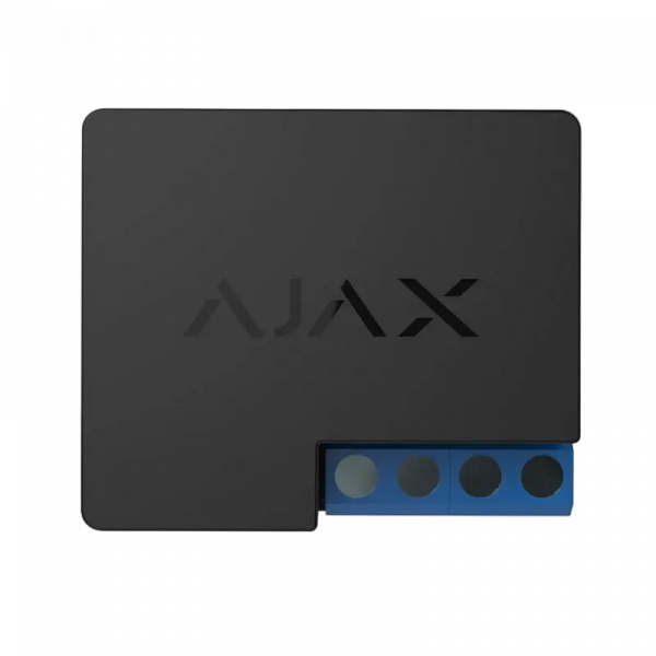 Умное силовое реле Ajax WallSwitch Черный - Сеть | В подрозетник