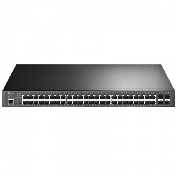 PoE коммутатор TP-LINK JetStream Черный - 485 Вт | 48x IEEE 802.3af/at PoE коммутатор TP-LINK JetStream Черный - 485 Вт | 48x IEEE 802.3af/at