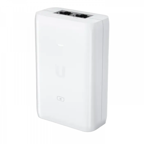 Injector PoE Ubiquiti U-PoE-AT Alb - 30 W | IEEE802.at