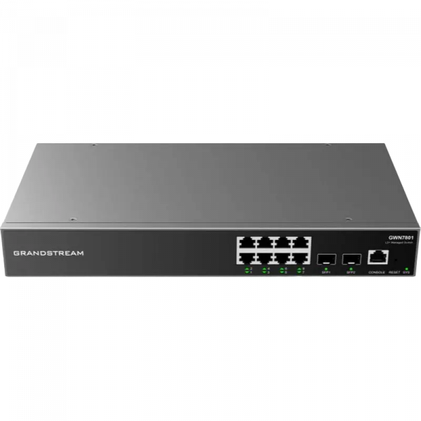 Сетевой коммутатор Grandstream GWN7801 Черный - 8x 10/100/1000 Мбит/с