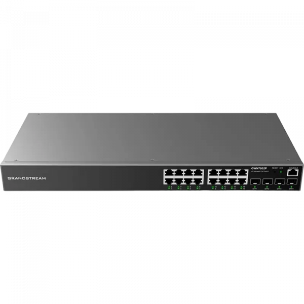PoE коммутатор Grandstream GWN7802P Черный - 270 Вт | IEEE 802.3af/at