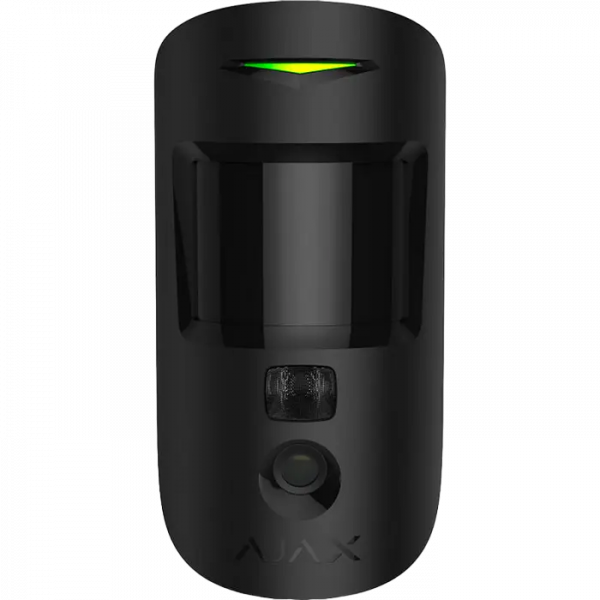Датчик движения Ajax MotionCam (PhOD) Black Черный - Батарея | IP50 | До 12 м