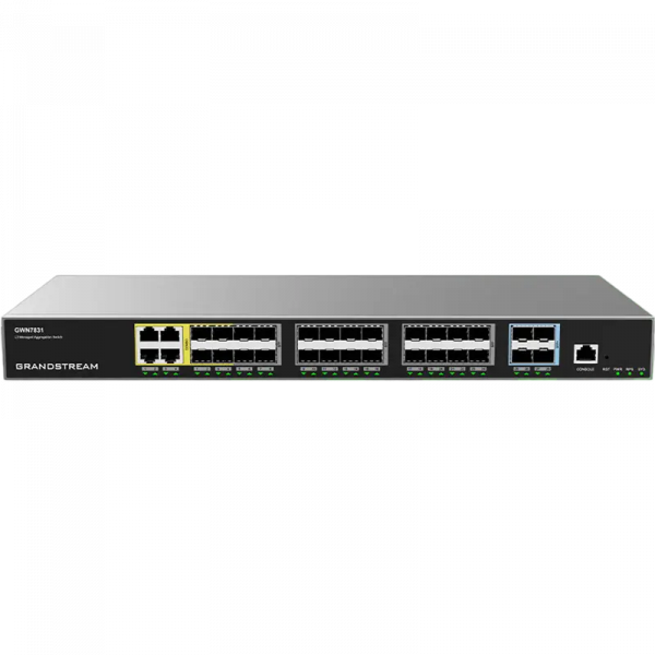 Switch de rețea Grandstream GWN7831 Negru - 4x Gigabit Combo