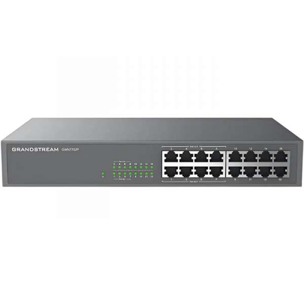 Comutator PoE Grandstream GWN7702P Gri - 138 W | 8x IEEE 802.3af/at