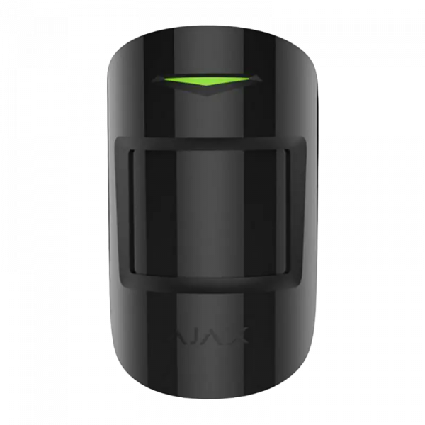 Detector de mișcare Ajax MotionProtect Plus Negru - Baterie | Până la 12 m