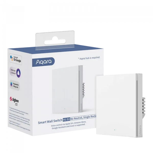 Comutator inteligent AQARA H1 Smart Wall Switch - Alb Comutator inteligent AQARA H1 Smart Wall Switch - Alb