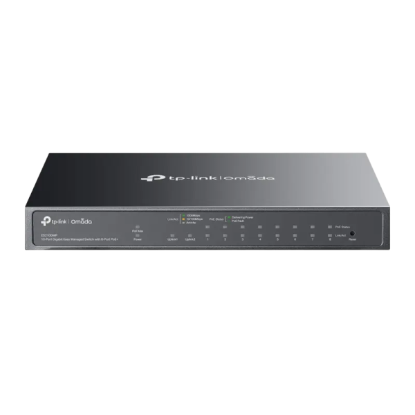 Comutator PoE TP-LINK Omada Negru - 30 W | 8x IEEE 802.3af/at PoE+ Ports Comutator PoE TP-LINK Omada Negru - 30 W | 8x IEEE 802.3af/at PoE+ Ports