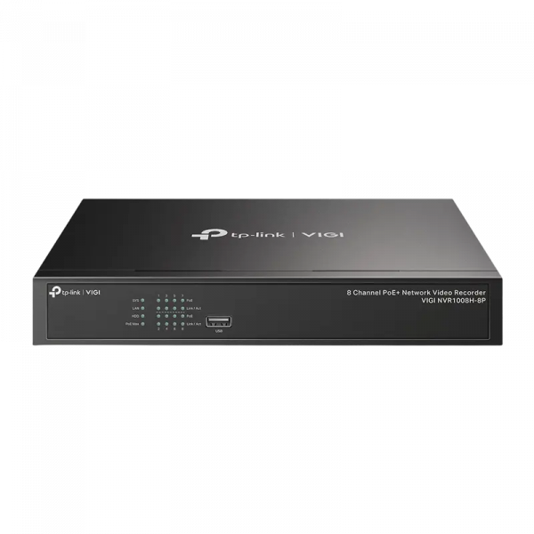 Înregistrator video TP-LINK VIGI NVR1008H-8P Negru