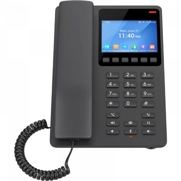 IP Телефон Grandstream GHP631W Черный - Сеть