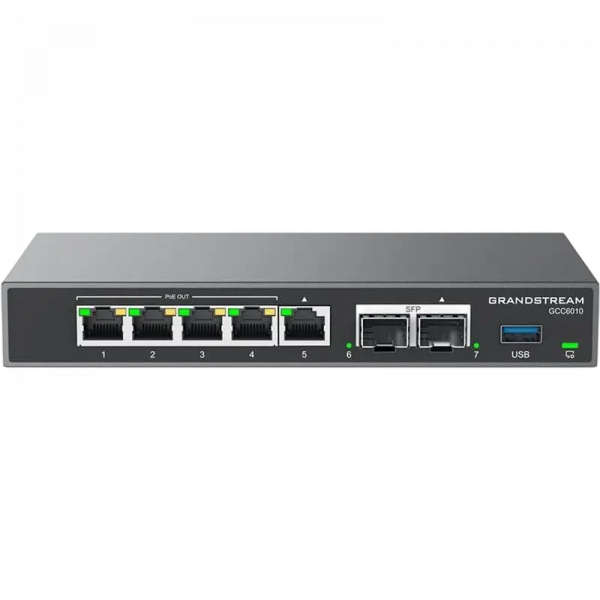 VPN Маршрутизатор Grandstream GCC6010 Черный - 5x Gigabit Ethernet