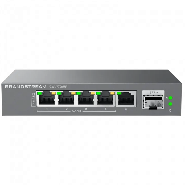 PoE коммутатор Grandstream GWN7700MP Серый - 4x IEEE 802.3af/at