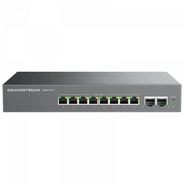 PoE коммутатор Grandstream GWN7721P Серый - 8x IEEE 802.3af/at PoE коммутатор Grandstream GWN7721P Серый - 8x IEEE 802.3af/at