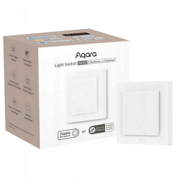 Умный выключатель AQARA Light Switch H2 - Белый