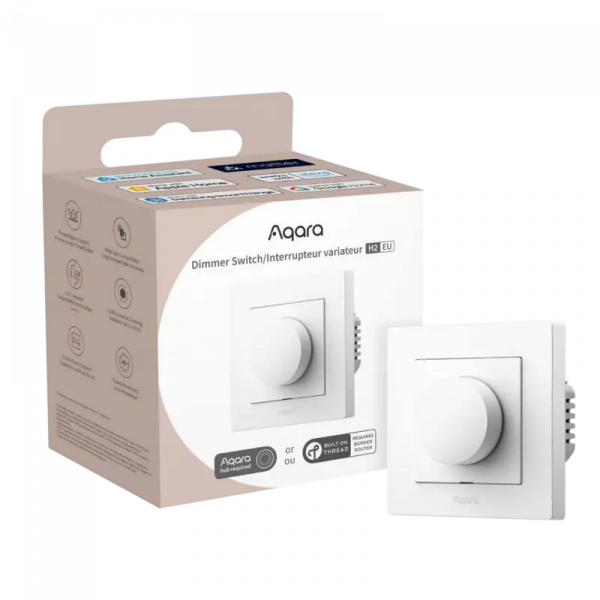 Умный выключатель AQARA Dimmer Switch H2 - Белый