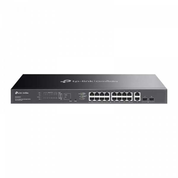 PoE коммутатор TP-LINK ES220GMP, 16x IEEE 802.3af/at - 250 Вт | 16x IEEE 802.3af/at PoE коммутатор TP-LINK ES220GMP, 16x IEEE 802.3af/at - 250 Вт | 16x IEEE 802.3af/at