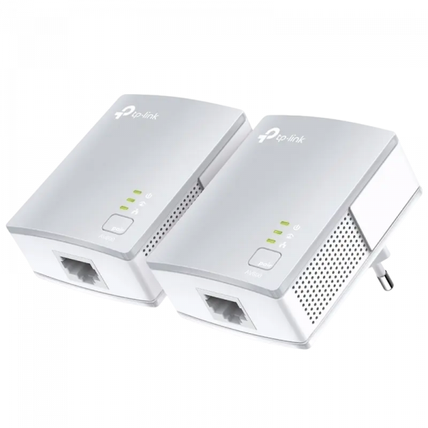 Адаптер Powerline TP-LINK AV600 Kit Белый - 4.26 Вт | AV600, 600 Mбит/c Адаптер Powerline TP-LINK AV600 Kit Белый - 4.26 Вт | AV600, 600 Mбит/c
