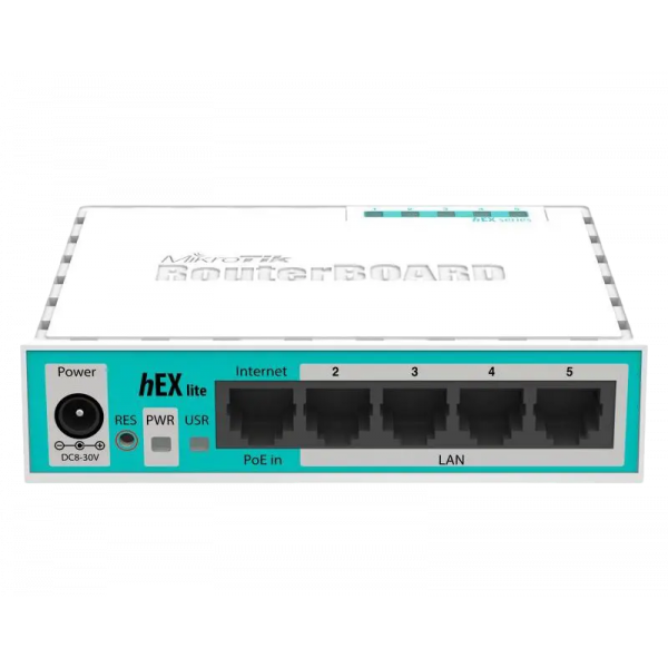 Маршрутизатор MikroTik RB750r2 Белый - 5x 10/100 Мбит/с
