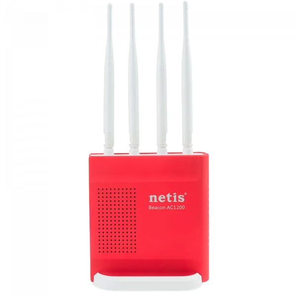 Беспроводной маршрутизатор Netis WF2681 Красный - 300 Мбит/с,900 Мбит/с | 2.4 ГГц,5 ГГц Беспроводной маршрутизатор Netis WF2681 Красный - 300 Мбит/с,900 Мбит/с | 2.4 ГГц,5 ГГц