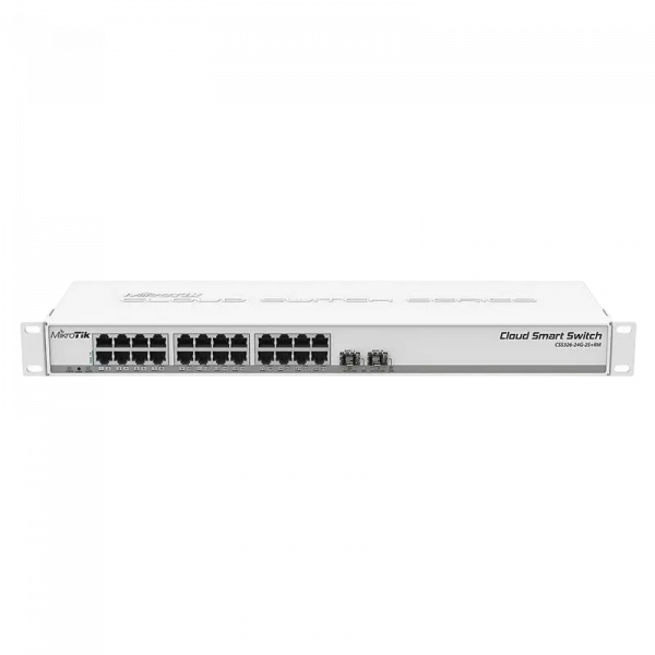 Comutator Router MikroTik CSS326-24G-2S+RM Alb - 24x 10/100/1000 Mbps