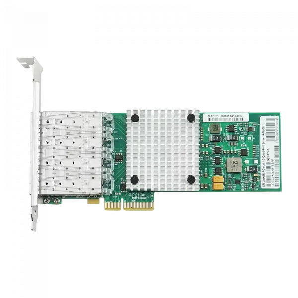 Сетевой адаптер LR-Link LREC9714HF-4SFP - 1000 МБ/с | PCIe 2.1 Сетевой адаптер LR-Link LREC9714HF-4SFP - 1000 МБ/с | PCIe 2.1