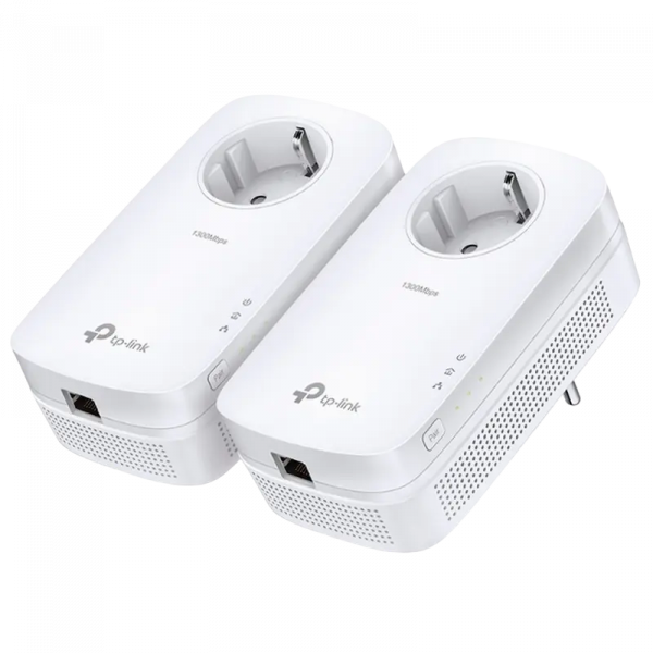 Адаптер Powerline TP-LINK AV1300 Gigabit Passthrough Белый - 6 Вт | AV1300, 1300 Mбит/c