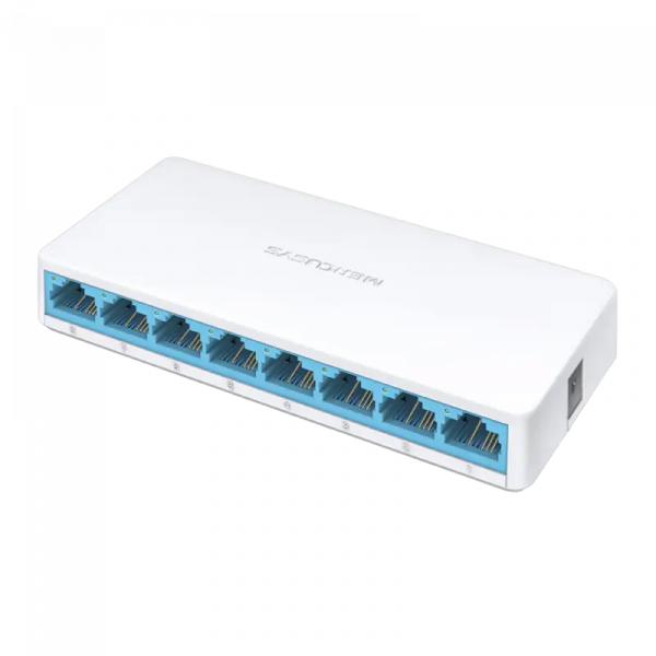 Сетевой коммутатор MERCUSYS MS108 Белый - 8x 10/100 Мбит/с Сетевой коммутатор MERCUSYS MS108 Белый - 8x 10/100 Мбит/с