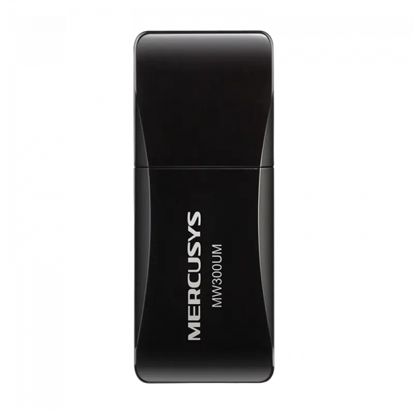 USB Aдаптер MERCUSYS MW300UM Черный - 300 Мбит/с USB Aдаптер MERCUSYS MW300UM Черный - 300 Мбит/с