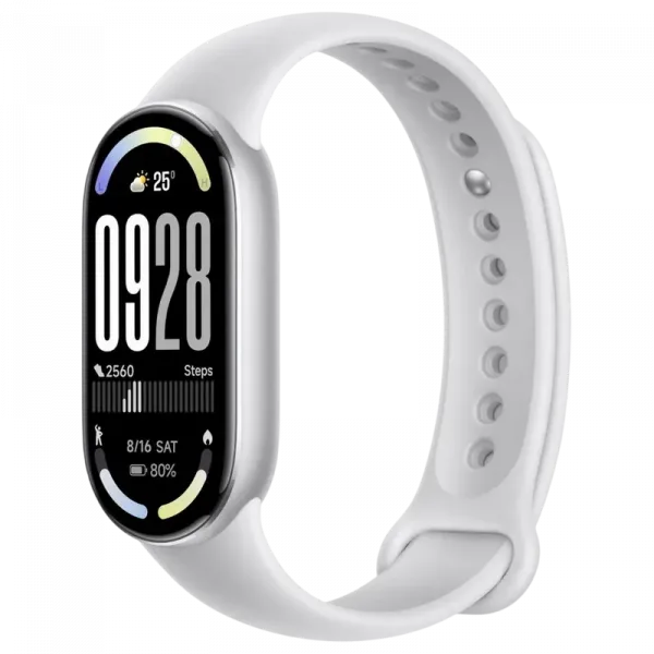 Brățară fitness Xiaomi Smart Band 10 Argintiu - 1.72" | 212 x 520 | AMOLED