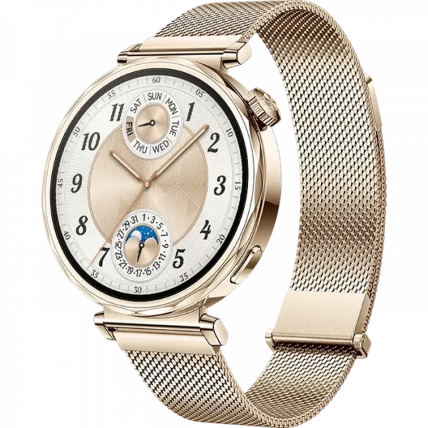 Ceas inteligent Huawei Watch GT 5, 41mm, Auriu - 1.32" | AMOLED | 41 mm | 5ATM,IP69K | Android, iOS
