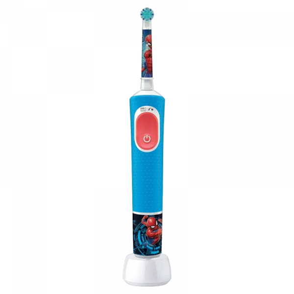 Periuță de dinți electrică Braun Vitality PRO Kids 3+ Spiderrman Albastru - Pentru copii | Rotativ | Rotundă Periuță de dinți electrică Braun Vitality PRO Kids 3+ Spiderrman Albastru - Pentru copii | Rotativ | Rotundă