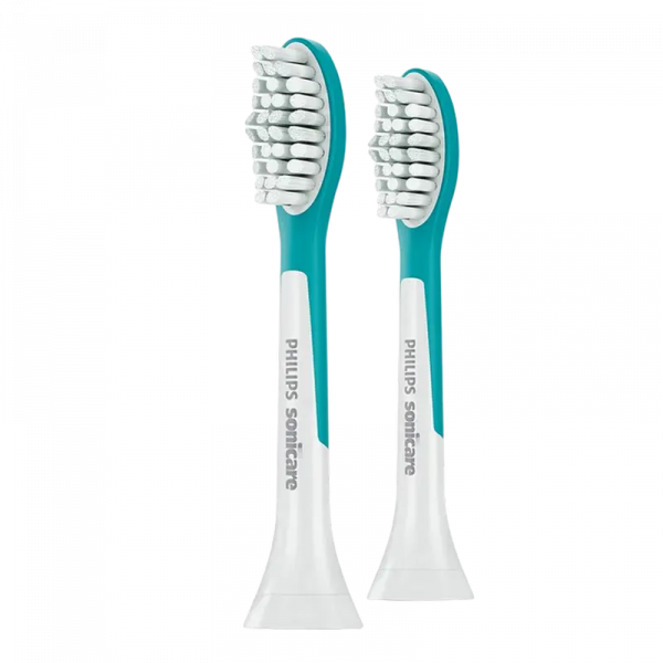 Насадка для электрической зубной щетки Philips Sonicare For Kids Белый | Зеленый - Для детей | Вытянутая
