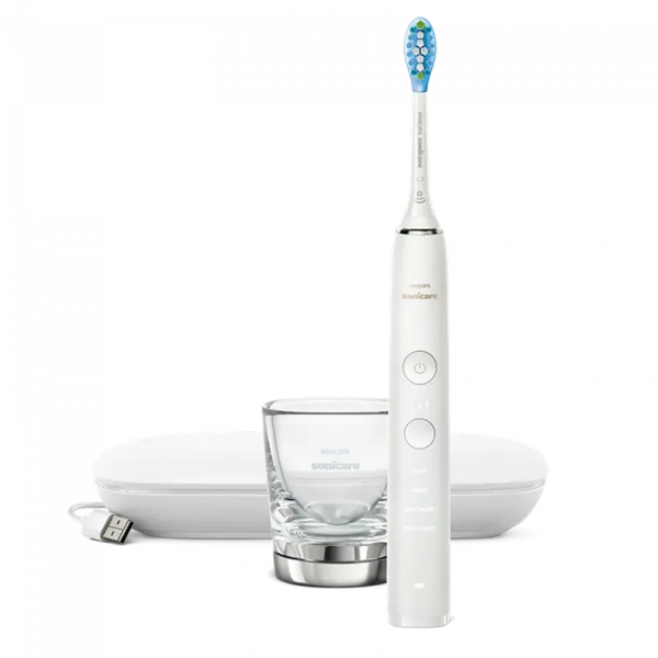 Periuță de dinți electrică Philips Sonicare DiamondClean 9000 Alb - Pentru adulți | Oscilant | Medie | Oval Periuță de dinți electrică Philips Sonicare DiamondClean 9000 Alb - Pentru adulți | Oscilant | Medie | Oval