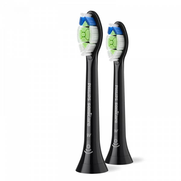 Насадка для электрической зубной щетки Philips HX6062/88 Зеркально-чёрный - Для взрослых | Средняя | Вытянутая