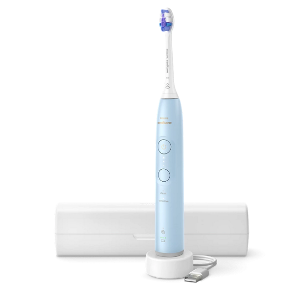 Periuță de dinți electrică Philips HX7406/02 Albastru deschis - Pentru adulți | Extra-moale | Oval Periuță de dinți electrică Philips HX7406/02 Albastru deschis - Pentru adulți | Extra-moale | Oval