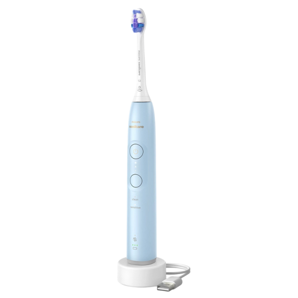 Periuță de dinți electrică Philips HX7406/01 Albastru deschis - Pentru adulți | Extra-moale | Oval Periuță de dinți electrică Philips HX7406/01 Albastru deschis - Pentru adulți | Extra-moale | Oval
