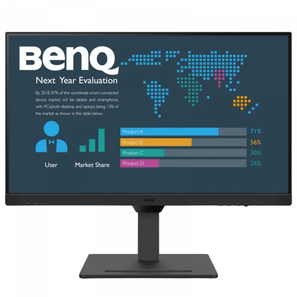 Монитор BenQ BL2790QT Чёрный - 27" | IPS | 2560x1440 | 75 Гц | 109 ppi | 5 мс