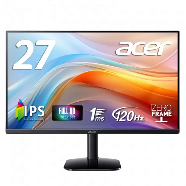 Monitor Acer KA272G0bi Negru - 27" | IPS | 1920x1080 | 120 Hz | 81 ppi | 1 ms